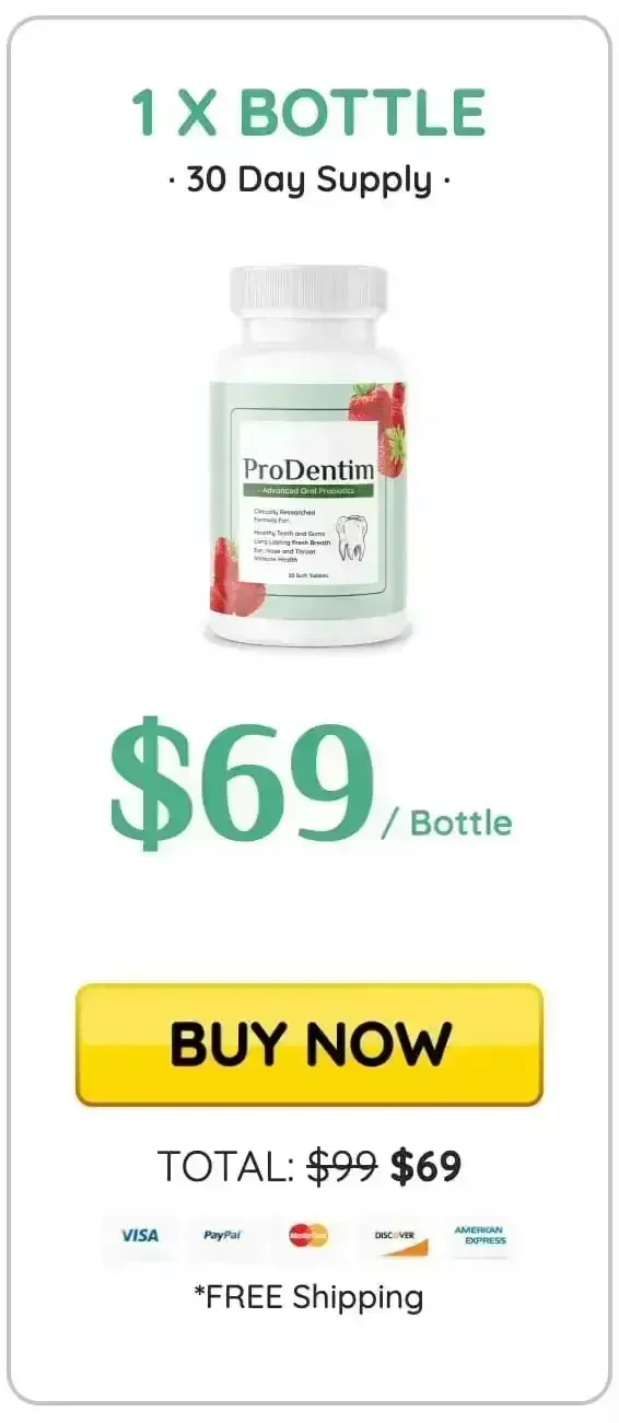 ProDentim 1 bottle price